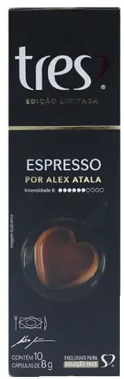 Café 3 Corações Alex Atala Espresso - Cápsulas - 10 un
