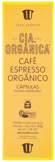 Café Cia Orgânica - Cápsulas - 10 un