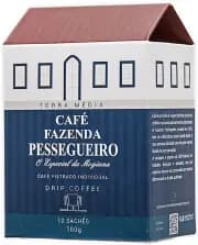 Café Fazenda Pessegueiro Drip - Sachês - 10 un